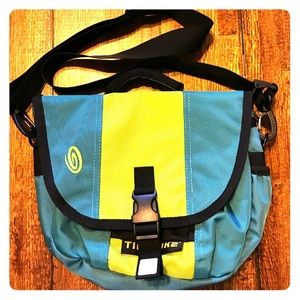 timbuk2 Blue and Green cross body bag